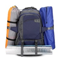 Sac à dos de randonnée imperméable 60L, sac de voyage polyvalent, sac de sport, sac de trekking, sac de camping pour hommes et femmes, mochila de senderismo