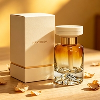 Bouteille en verre vide de 120 ml pour parfum de voiture, design fond volcan, diffuseur d'arômes, logo personnalisé, bouchon à vis jaune dégradé, vente en gros