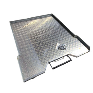 Vassoio per Cassone in Alluminio Argento per Ssangyong Musso Sports <span class=keywords><strong>Rexton</strong></span> Pickup, <span class=keywords><strong>Dimensioni</strong></span> Standard Piccole - Product Image 2