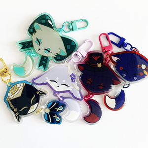 พวงกุญแจอะคริลิคแบบปรับแต่งได้พวงกุญแจพลาสติกอะนิเมะน่ารัก - Product Image 5