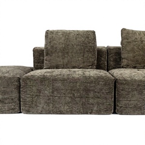 VANBOW <span class=keywords><strong>Divano</strong></span> Letto Modulare a Compressione Componibile 4 Pezzi Verde Scuro - Product Image 6