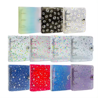 Reliure à 6 anneaux A7 de haute qualité en PVC et PP, reliure pour cartes photo Kpop, carnet à feuilles mobiles avec boucle, journal rechargeable, pages intérieures