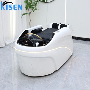 เก้าอี้นวดสระผมไฟฟ้า KISEN พร้อมอ่างสระผม สำหรับทำทรีทเมนท์หน้าและสปาผม - Product Image 3