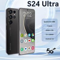 Smartphones 5G S24 Ultra à prix avantageux, téléphone Android 16G+1TB HD, double SIM, version mondiale débloquée pour S24 Ultra