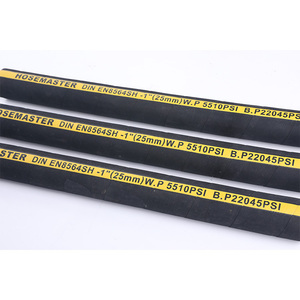Tuyau hydraulique haute pression en caoutchouc/tube/tuyau 3/<span class=keywords><strong>4</strong></span>\" DN 19 <span class=keywords><strong>mm</strong></span> SAE100R1A/1AT - Product Image 3