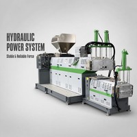 Extrudeuse Monovis Robuste Haute Capacité Lvdao 37kW 380V/220V avec Moteur PLC et Boîte de Vitesses à Roulements 6000kg LDPE PP PA PC Zhejiang 1
