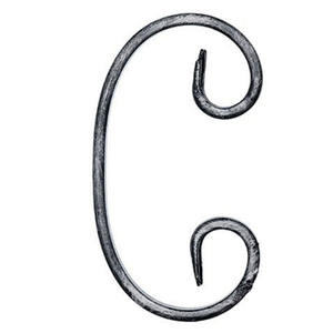 Éléments de composants forgés à chaud <span class=keywords><strong>Volute</strong></span> <span class=keywords><strong>en</strong></span> <span class=keywords><strong>fer</strong></span> <span class=keywords><strong>forgé</strong></span> - Product Image 1