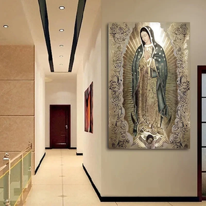 Arte religiosa decorazione immagine signora di Guadalupe arte della parete pittura su tela la vergine di Guadalupe <span class=keywords><strong>Poster</strong></span> arte cattolica decorazione <span class=keywords><strong>camera</strong></span> <span class=keywords><strong>da</strong></span> <span class=keywords><strong>letto</strong></span> - Product Image 3