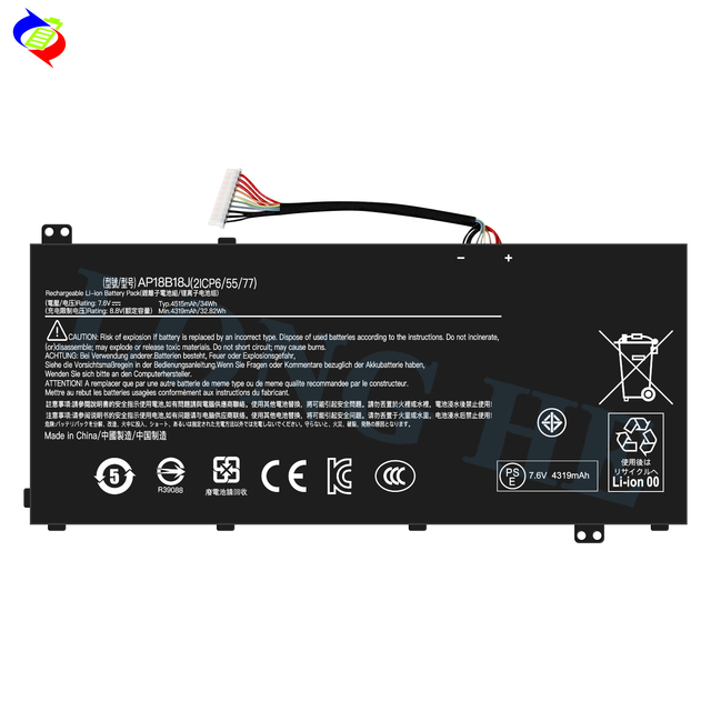 Factory Wholesale AP18B18J  Laptop Battery for Acer A314-32/AP18B18J Series Laptop Battery Replacement