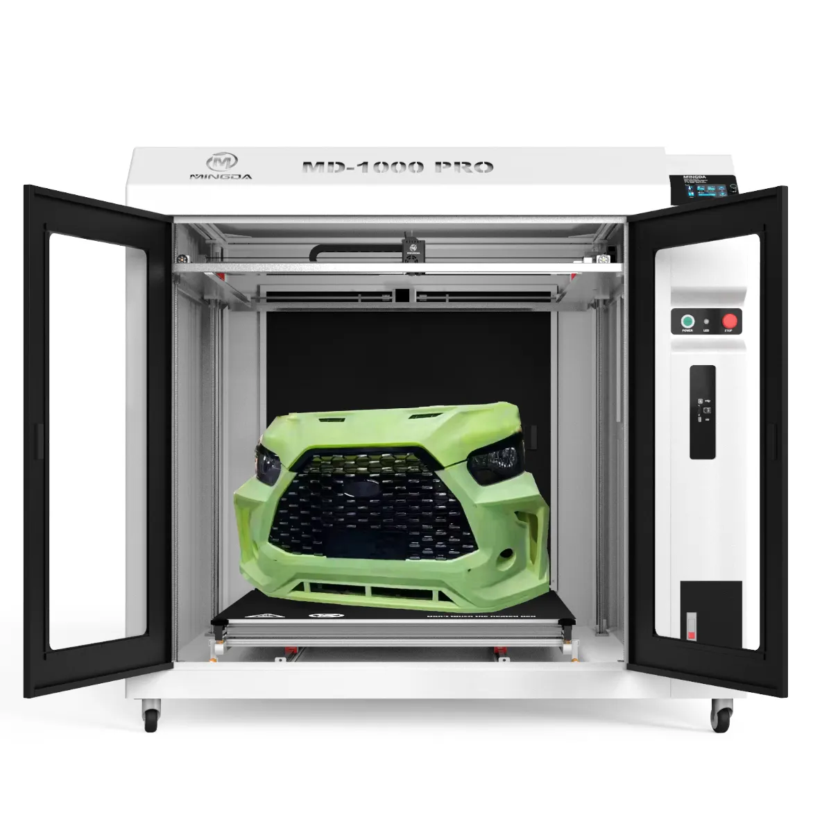 Mingda 2022 alibaba best quality high temp fff 3d printer Nylon PETG-ESD ABS PET-CF PA12 imprimante 3 d professional car bumper
