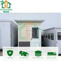 Cabine de sécurité moderne et écologique OEM ODM, poste de garde portable, maisonnette de sécurité de rue, abri de sécurité étanche en panneaux sandwich