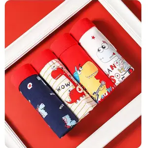 Ropa interior para niños, calzoncillos bóxer de dibujos animados, calzoncillos estampados para niños, ropa interior para niños pequeños