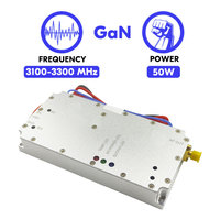 Module RF anti-drone personnalisé LoRa GaN Fpv 3100-3300MHz, fréquence 50W, module d'amplification de puissance pour la défense contre les drones