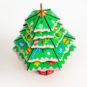 Nuevas llegadas DIY creativo 3D madera artesanía rompecabezas caja de música para el hogar adornos niños adultos juguete regalos de cumpleaños - Product Image 3