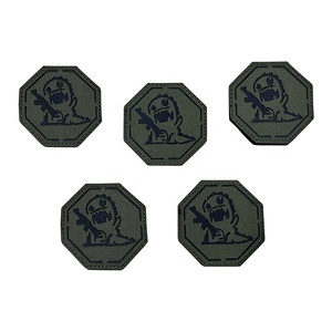 <strong>3</strong>.5x2 Inch Infrared IR Laser Cut ID Panel Patch Blood Type Callsign Patch Emblem Fastener <strong>Hook</strong> <strong>and</strong> <strong>Loop</strong> Backed Badge Applique - Product Image 5