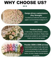 Décorations florales artificielles en soie et tissu blancs de haute qualité pour allées de mariage et tables, 100 cm, vente en gros usine