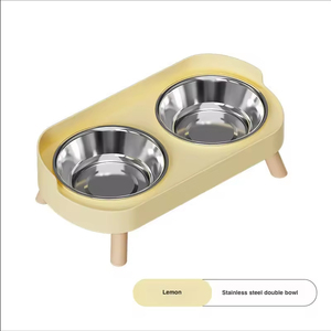 Comedero Automático para Mascotas, Plato de Plástico Resistente a las Hormigas con Botella de Agua Larga para Gatos - Product Image 4