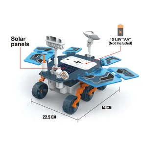 새로운 2022 장난감 어린이 교육 증기 장난감 교육 과학 태양 화성 로버 조립 키트 최고 판매자