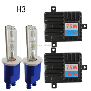 Neues 75W H1 H3 H7 9005 9006 <span class=keywords><strong>H11</strong></span> 4300K 6000K 8000K 12V 24V HID <span class=keywords><strong>Xenon</strong></span> <span class=keywords><strong>Bulb</strong></span> Ballast Kit - Product Image 2