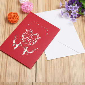 Tarjetas de felicitación románticas para bodas, suministradas directamente por el fabricante, tarjetas creativas 3D con temática de amor para el Día de San Valentín - Product Image 5