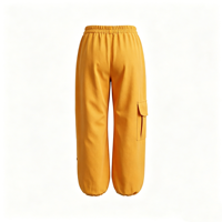 Pantalon cargo ample de couleur néon pour enfants, tenue de danse hip-hop avec taille élastique pour les spectacles sur scène