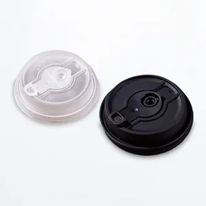 90 Mm Aangepaste Wegwerp Plastic Injectie Beker Deksel Plastic Cover Voor Bubble Thee Plastic Beker Met Deksel