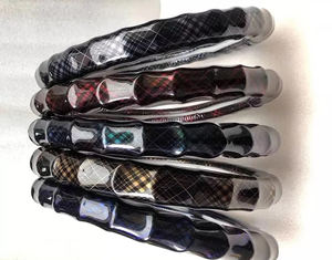 Moda nuevo diseño colorido cubierta del <span class=keywords><strong>volante</strong></span> del coche Super pu cubiertas del <span class=keywords><strong>volante</strong></span> de cuero - Product Image 5