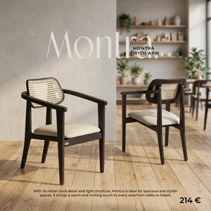 Chaise de salle à manger moderne en bois massif avec siège rembourré pour la maison, la cuisine et les salons - Product Image 2