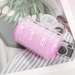 Bigoudis auto-adhésifs Velcro sans chaleur, type à clipser, forme cylindrique, pour boucles intérieures volumineuses et franges légères - Product Image 1