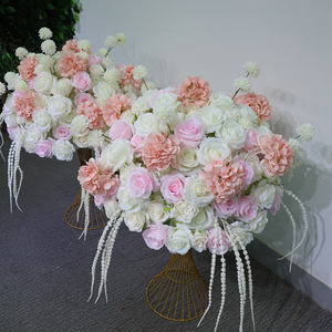 Vente en gros roses blanches artificielles hortensias roses <span class=keywords><strong>frange</strong></span> pour mariage arrangements floraux de vacances pour la Saint-Valentin Thanksgiving - Product Image 6