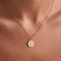 Pendentif Arbre à Vie Personnalisable en Acier Inoxydable 316L, Collier Pin du Liban Plaqué Or 18K pour Femmes et Hommes