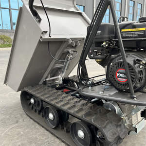 Mini-dumper sur chenilles, outils agricoles, chariot <span class=keywords><strong>à</strong></span> chenilles thermique robuste pour jardin, fabricant - Product Image 5