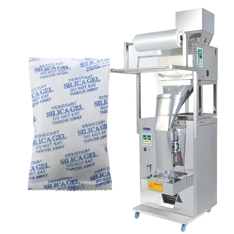 High-capacity powder packaging machine multi-function silica gel desiccant granule pouch bag filling packing machine