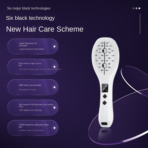 Cepillo Masajeador Eléctrico para el Cuero Cabelludo 6 en 1 con Microcorriente EMS y Spray de Nano Niebla para el Crecimiento del Cabello - Product Image 2