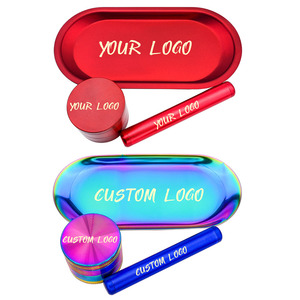 Bộ dụng cụ hút thuốc, khay cuốn thuốc, máy xay, phụ kiện, thiết kế logo tùy chỉnh bán sỉ - Product Image 3