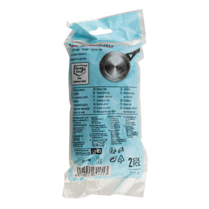 Boîte de 150 tampons à récurer en acier inoxydable éponge à vaisselle fil d'acier en acier inoxydable matière première pour nettoyer la vaisselle - Product Image 1