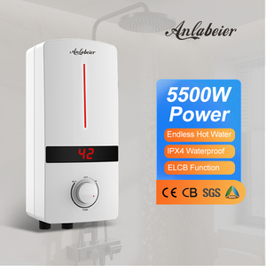 230V 4.5kW OEM ODM Available ABS Plastic Casing Constant Temp Suitable for Kitchen Sink compact electric shower heater - Product Image 3