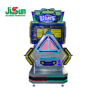 Máquina recreativa de carreras Space Time Chariot Motion con plataforma dinámica, <span class=keywords><strong>simulador</strong></span> de conducción de coches operado con monedas y luces LED - Product Image 6