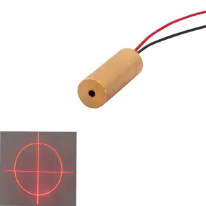 Mô-đun laser màu đỏ 650nm chấm đỏ/dòng/DOE chéo mô-đun Laser gr vòng tròn DOE + đánh dấu chéo LED ánh sáng laser nhiễu xạ quang học