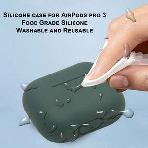 Funda Protectora de Silicona de Alta Calidad para Auriculares Air <span class=keywords><strong>Pro</strong></span> 2, Funda Protectora Suave a Prueba de Golpes para Airpod 4 con Gancho - Product Image 5