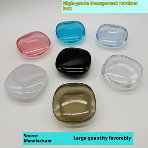 Portable de haute qualité Transparent appareil dentaire boîte orthodontique accolades support de stockage facile nettoyage caractéristique étui de retenue - Product Image 2