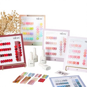 Nuevo Set de Esmaltes de <span class=keywords><strong>Uñas</strong></span> en Gel de Milán, 12 Colores Mini, Sólidos, No Tóxicos, Resistentes al Agua, Secado Rápido, Estilo Nude Morandi Macaron, Efecto Iluminador - Product Image 1