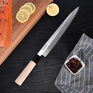 QXF-cuchillo de Sushi Sashimi profesional, 12 pulgadas, para cortar Sushi , Sashimi, pescado, lijado y rebanado