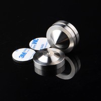 Goujons de pied absorbant les chocs audio haut de gamme, amplificateur de puissance pour lecteur CD, coussinets de pied absorbant les chocs pour haut-parleur, acier 304