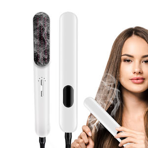 <span class=keywords><strong>Spazzola</strong></span> <span class=keywords><strong>Lisciante</strong></span> <span class=keywords><strong>Ionica</strong></span> Multifunzione di Lusso con 5 Temperature e Nebulizzatore d'Olio 3-in-1 per Styling e Cura dei Capelli Lisci e Nutriti - Product Image 1