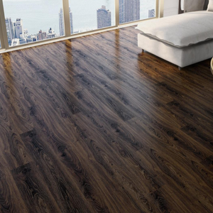Plancher en vinyle SPC texturé bois moderne, étanche, à clipser, facile à installer, dalles de sol en PVC SPC pour usage intérieur - Product Image 1