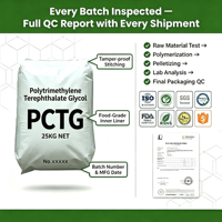 Granulés de résine PCTG JN200 100% vierges, copolyester à haute résistance aux chocs pour applications de moulage par injection universelles et durables