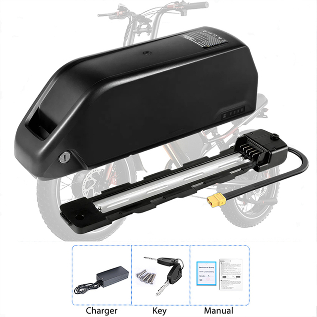 EU Stock 48V 25Ah Lithium Ion Battery Pack for Ebike 1800W, Electric Fat Bike Batterie Akku with 21700 Battery Cells 3A Charger