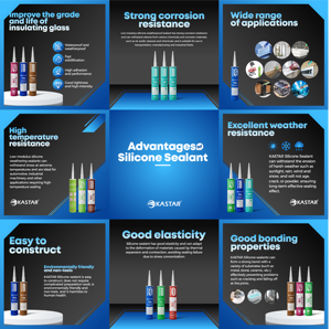 Amostra grátis Cola De Vidro Top 10 GP Silicone Selante Fabricante 793 Adesivo Neutro OEM Alta Qualidade - Product Image 6