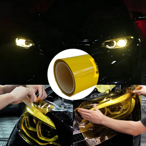 Película Protectora para Faros de Coche, Material TPH Coreano de 7.5mil, Tinte Amarillo para Faros Delanteros y Traseros, Personalización Automotriz, Precio Económico - Product Image 1